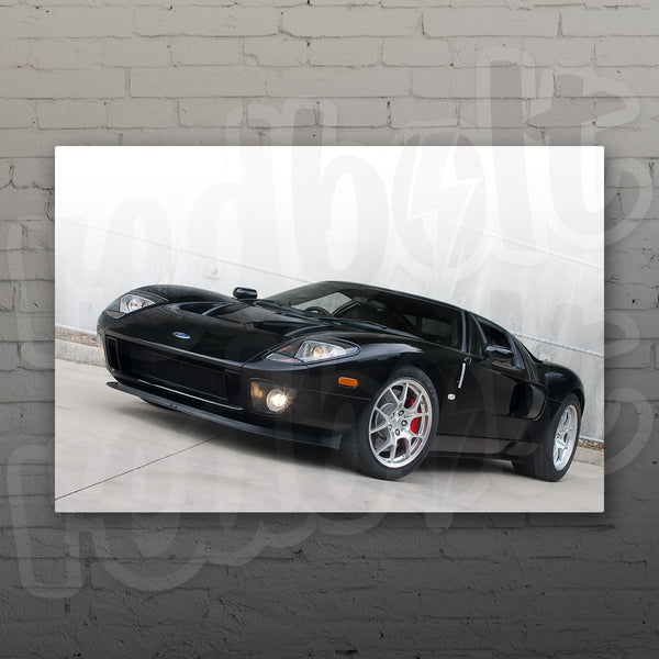 Canvas Art Print - Ford GT Black