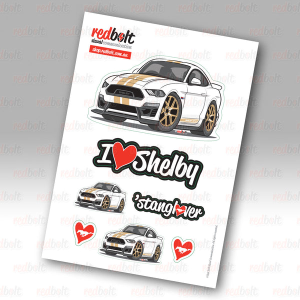 2018-2021 Shelby GT-H - Oxford White Fastback