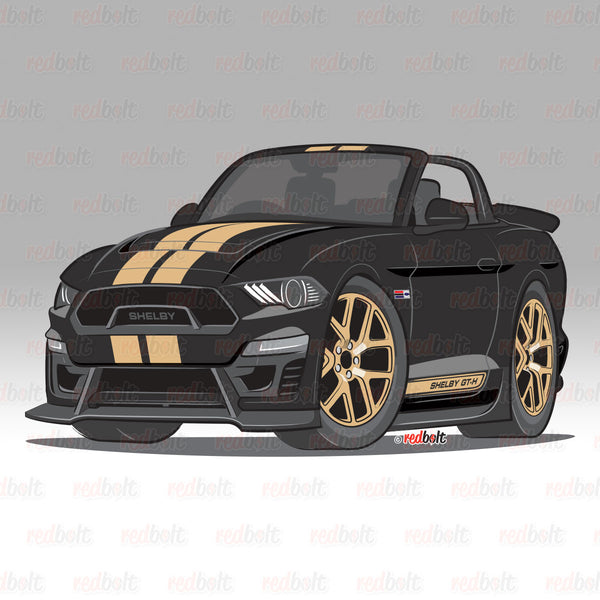 2018-2021 Shelby GT-H - Shadow Black Convertible