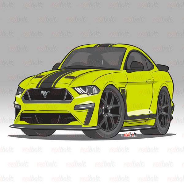 2020 Mustang R-SPEC - Grabber Lime