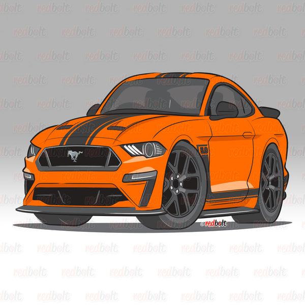 2020 Mustang R-SPEC - Twister Orange