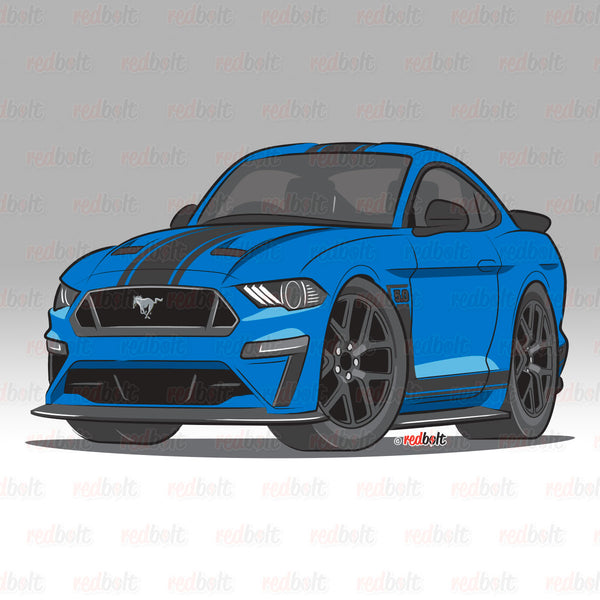 2020 Mustang R-SPEC - Velocity Blue
